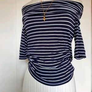 Ann Taylor Nautical ⛵ Boat-neck shirt